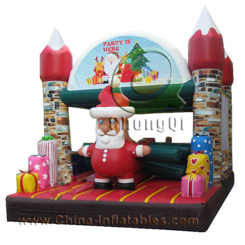 inflatable Christmas bouncer cartoons